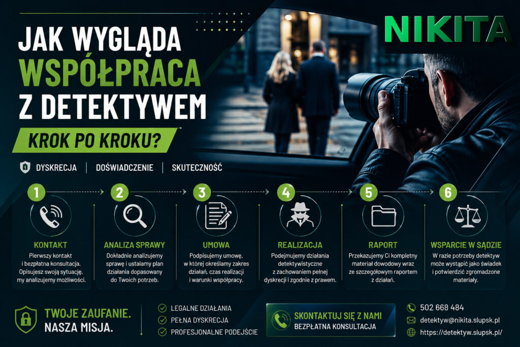 współpraca z detektywem