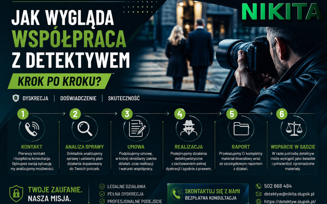 Współpraca z detektywem – jak wygląda krok po kroku?