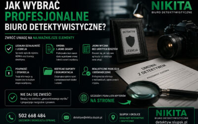 Jak rozpoznać profesjonalne biuro detektywistyczne i jak wybrać dobrego detektywa?