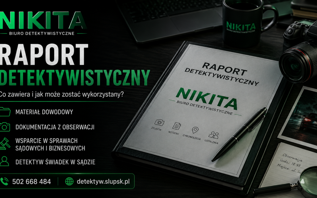 Raport detektywistyczny – co zawiera i jak go wykorzystać?
